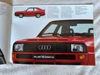 Prachtige Audi brochures div oudere modellen, Ophalen, Zo goed als nieuw, Audi