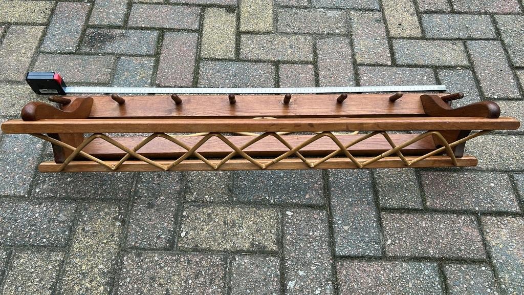 Antieke brocante kapstok, Wandkapstok, Gebruikt, Ophalen of Verzenden, Minder dan 100 cm