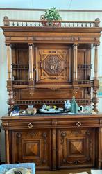 Prachtige Antieke Eiken Buffetkast / Dressoir, Antiek en Kunst, Ophalen