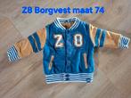 Z8 borgvest maat 74, Ophalen of Verzenden, Zo goed als nieuw, Meisje, Jasje