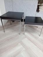 2 vintage Ikea bijzettafels /salontafels, Ophalen, 50 tot 100 cm, Rond, 50 tot 100 cm