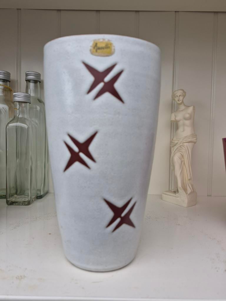 Ravelli vaas onbeschadigd, Huis en Inrichting, Ophalen of Verzenden, Overige kleuren, Glas, Minder dan 50 cm