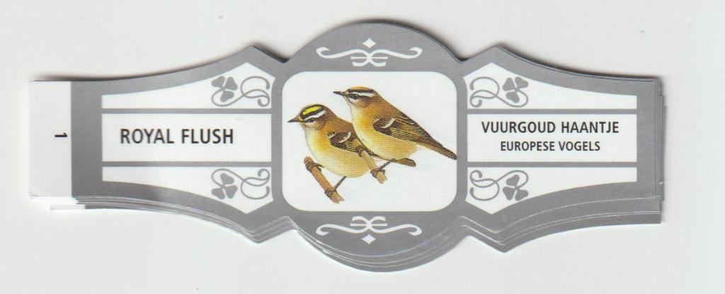 reeks  5403  vogels 1-10    sigarenbanden, Ophalen of Verzenden, Zo goed als nieuw, Sigarenbandjes