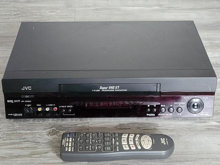 JVC HR-S6852 Super VHS ET Videorecorder, Audio, Tv en Foto, Videospelers, Gebruikt, VHS-speler of -recorder, Ophalen
