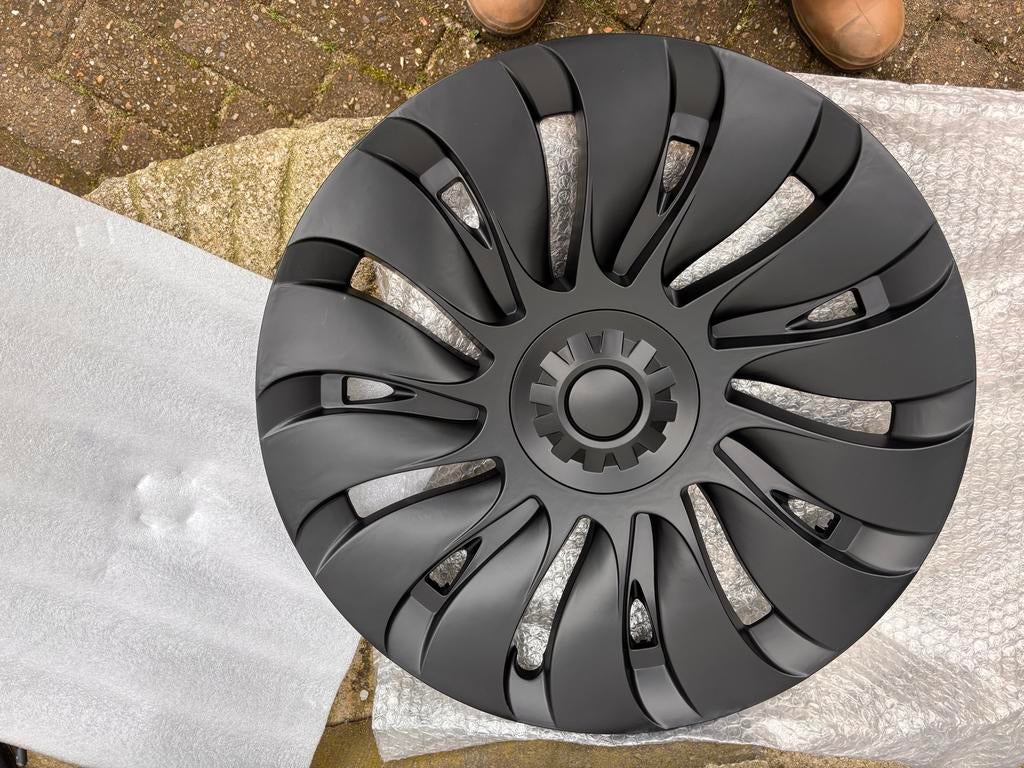 Tesla Model Y wieldoppen zwart, Auto diversen, Wieldoppen, Ophalen of Verzenden, Nieuw