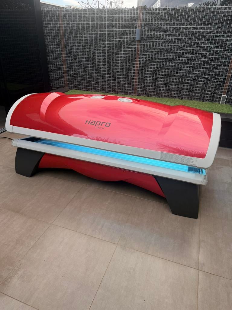 Hapro onyx zonnebank 26 - nieuwe lampen (Gratis bezorging), 15 lampen of meer, Ophalen of Verzenden, Zo goed als nieuw, Hapro