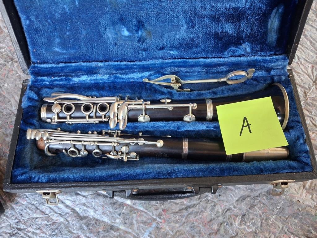 18 King Strasser klarinet met koffer, Ophalen of Verzenden