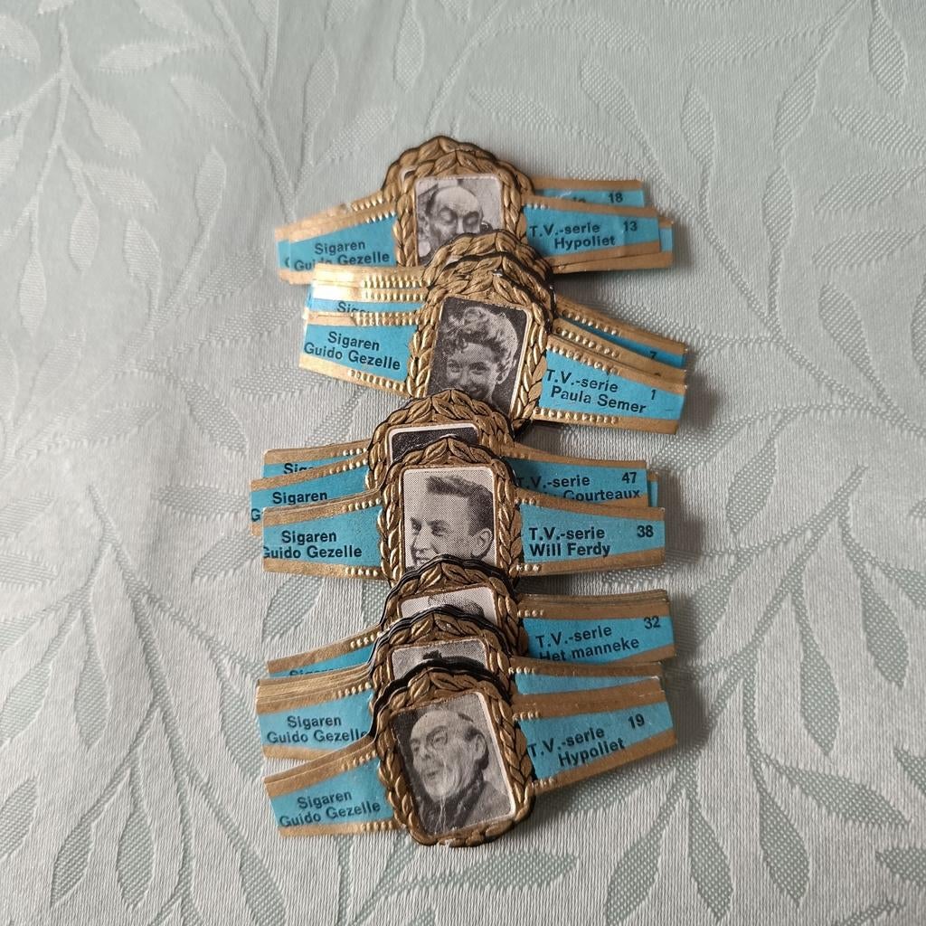 Sigarenbandjes Guido Gezelle T.V.-serie, Ophalen of Verzenden