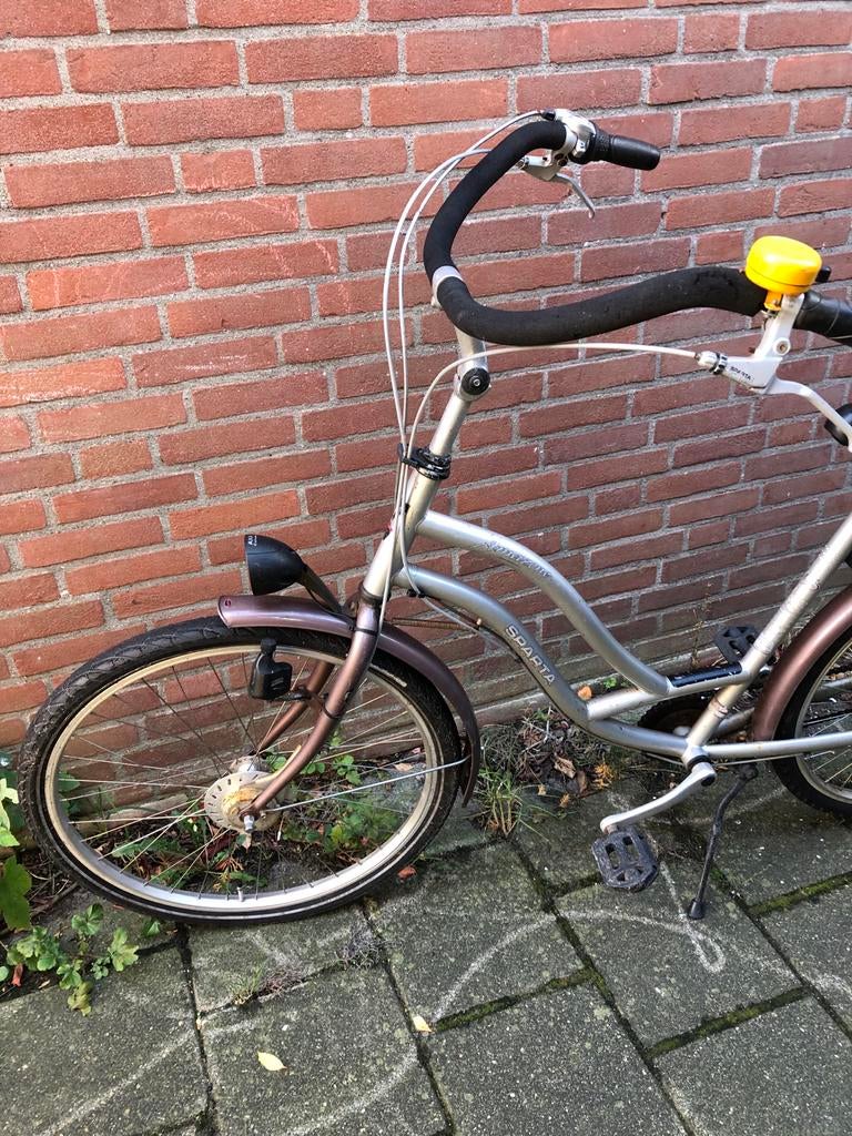 Sparta fiets met lage instap en versnellingen, Sparta, Ophalen of Verzenden, 53 tot 56 cm, Gebruikt