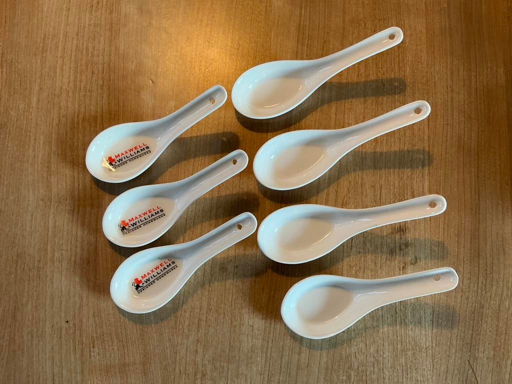 7 porseleinen amuse lepels - Maxwell Williams, Ophalen of Verzenden, Nieuw