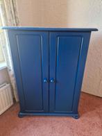 Charmant blauw meidenkastje – veelzijdig bijzetmeubel, Huis en Inrichting, Kasten | Overige, Ophalen, Gebruikt