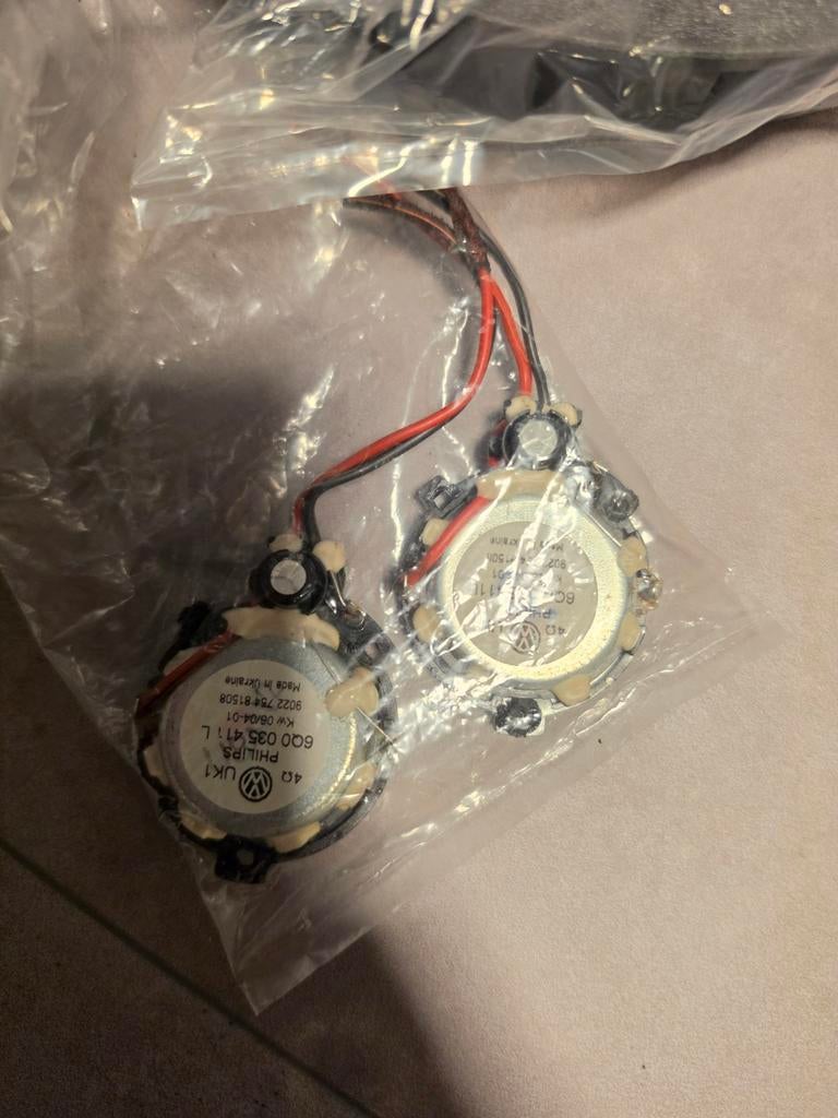 Speakers Philips 2x speakers - 17cm & 2x tweeters, Auto diversen, Ophalen of Verzenden, Gebruikt