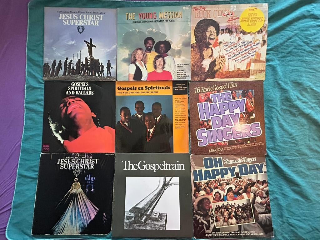 9 LP's Gospel en musical (ook per stuk te koop), Ophalen of Verzenden, Gebruikt, 12 inch, Religie en Gospel