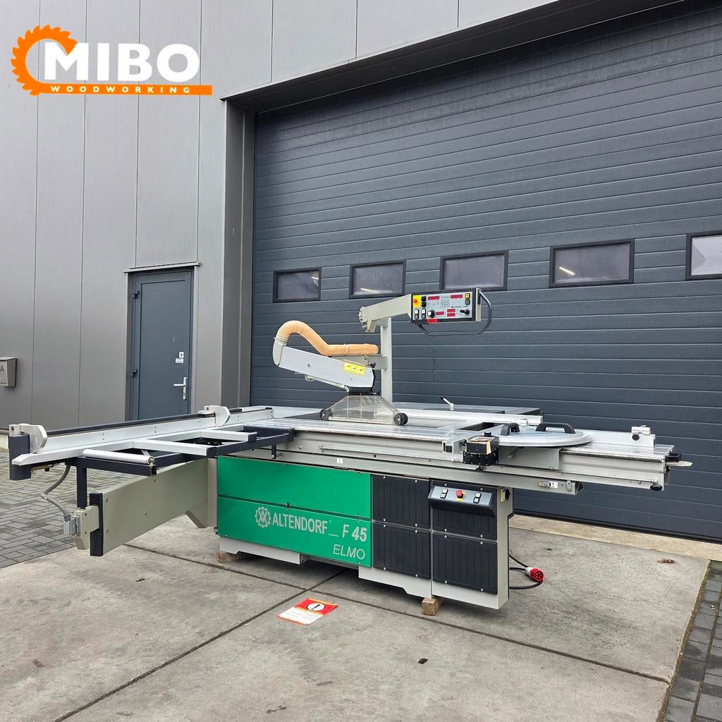 Altendorf F45 Formaatzaag ** Elmo4 ** 4 assen gestuurd, 70 mm of meer, Ophalen of Verzenden, Zo goed als nieuw, 1200 watt of meer