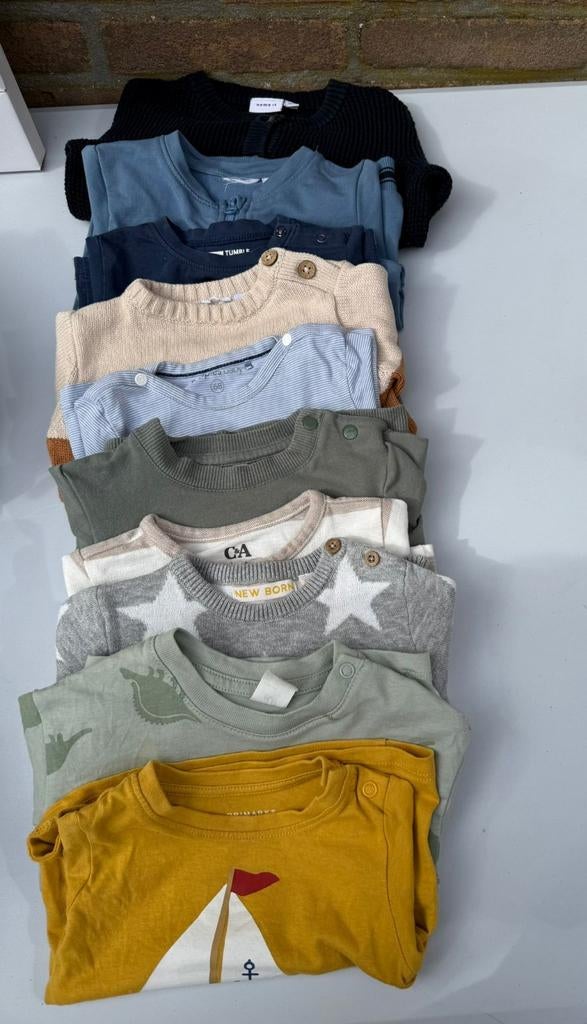 Babykleding maat 68: Lange en korte mouw shirtjes, Kinderen en Baby's, Babykleding | Maat 68, Jongetje of Meisje, Ophalen of Verzenden