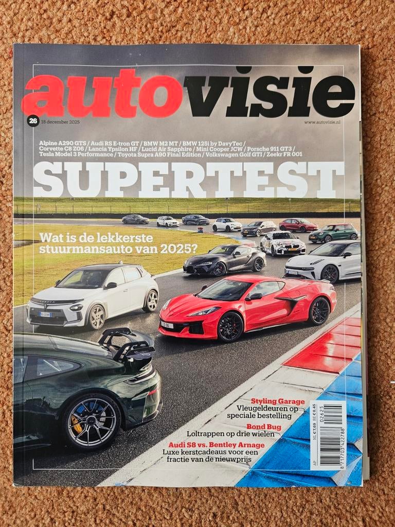 AutoVisie Magazine - 4 nummers (2025), Ophalen of Verzenden, Zo goed als nieuw, Overige typen