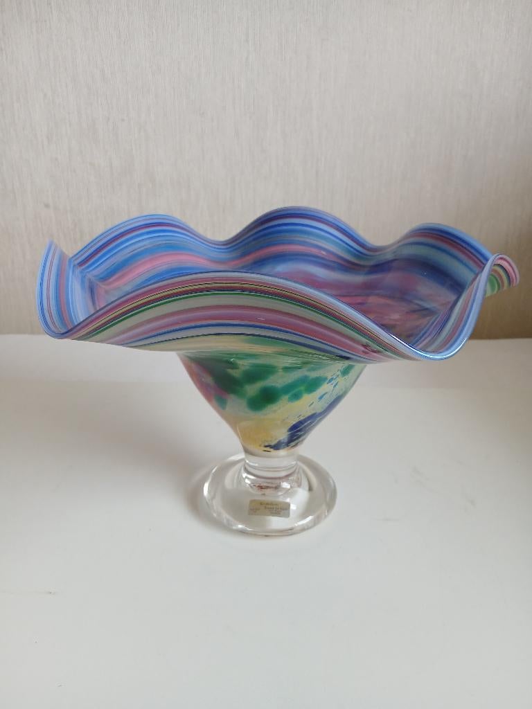 glaskunst fruitschaal Christallerie de Lune France, Antiek en Kunst, Antiek | Glas en Kristal, Ophalen of Verzenden