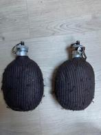 2x vilt veldflessen ww2, Ophalen of Verzenden, Duitsland