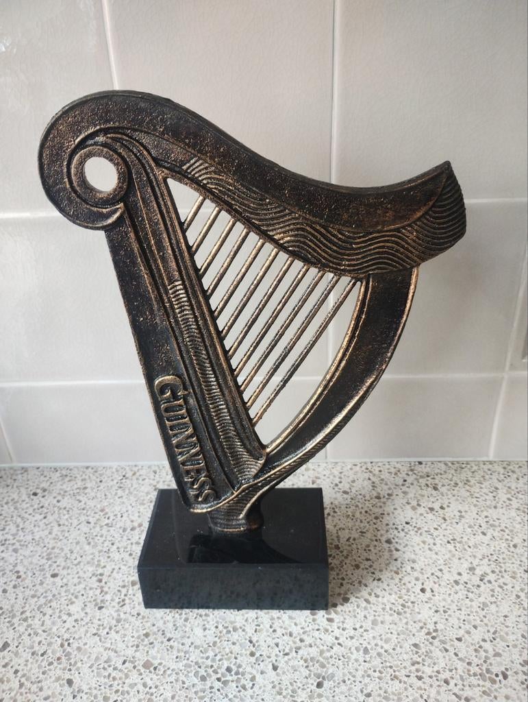 Guinness bier harp reclame display, Ophalen of Verzenden, Zo goed als nieuw, Reclamebord, Plaat of Schild, Overige merken