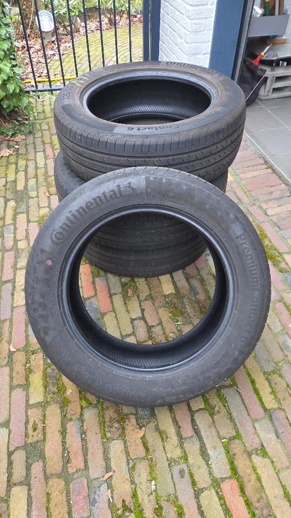 ZGAN Zomerbanden Continental PremiumContact 6 225/60 R18, Ophalen, Gebruikt