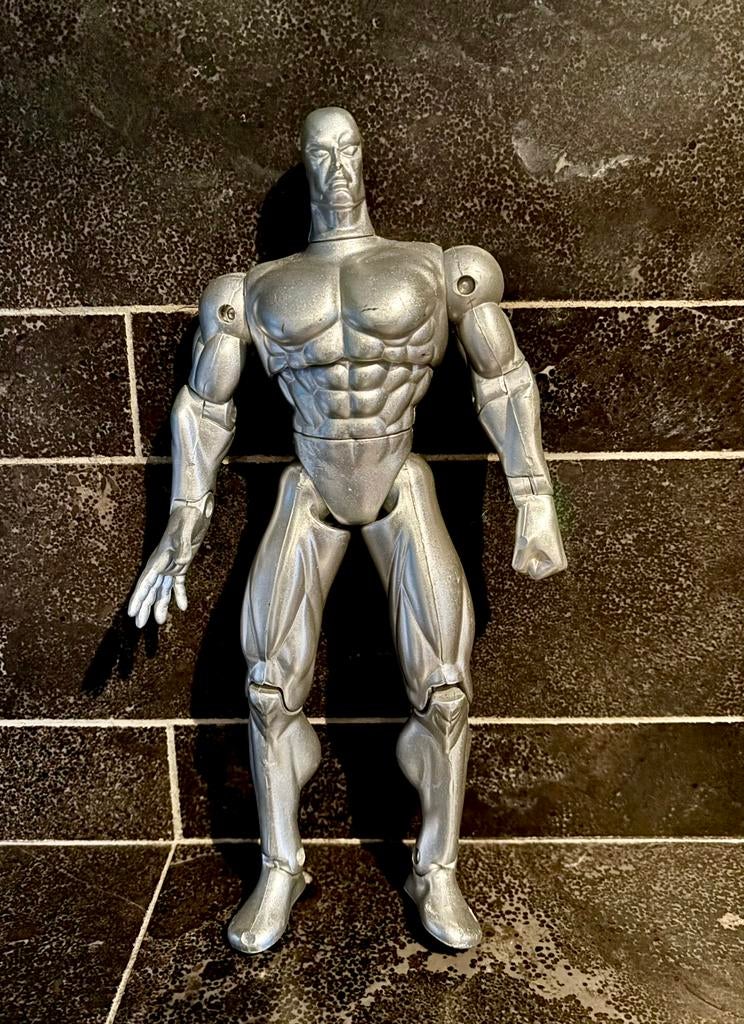 Silver Surfer Mattel 1997, Info@marvel.com, Gebruikt, Ophalen of Verzenden, 135 W 50th St. New York, NY 10020. Theater District, Midtown West, USA