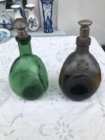 Antiek Groene flessen, Antiek en Kunst, Antiek | Glas en Kristal, Ophalen