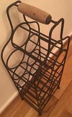 Metalen Wijnrek voor 9 Flessen., Huis en Inrichting, Woonaccessoires | Wijnrekken, Ophalen, Zo goed als nieuw, Metaal