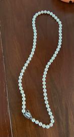 Majorica Parelketting - zilver sluiting - 1986 - certificaat, Ophalen of Verzenden, Nieuw, Wit, Overige materialen