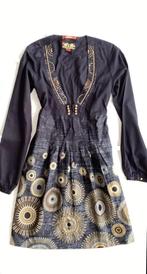 Nieuwe NTS Notthesame (Bandolera) Jurk 36 Diamonds Forever, Ophalen, Blauw, Nieuw, Maat 36 (S)