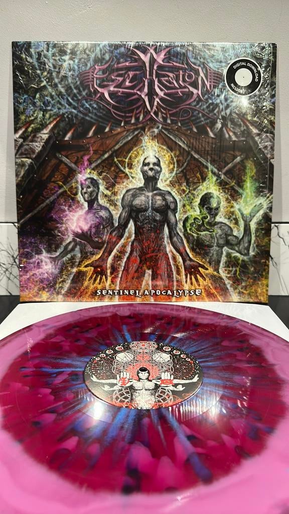 Lp vinyl eschaton sentinel apocalypse splatter merge vinyl, Ophalen of Verzenden, Nieuw in verpakking