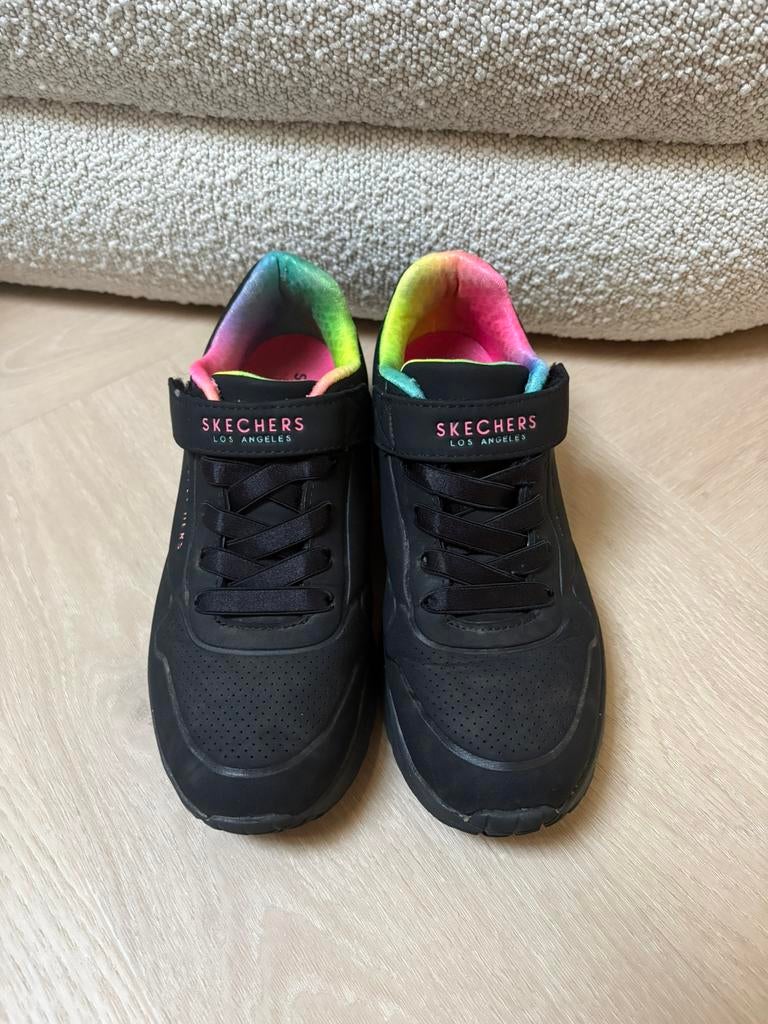 Skechers sneakers gympen meisje zwart maat 35, Gebruikt, Meisje, Schoenen, Ophalen of Verzenden