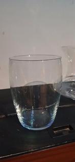 Simpele Glazen Bol Cilinder Vaas, Ophalen, Wit, Nieuw, Glas