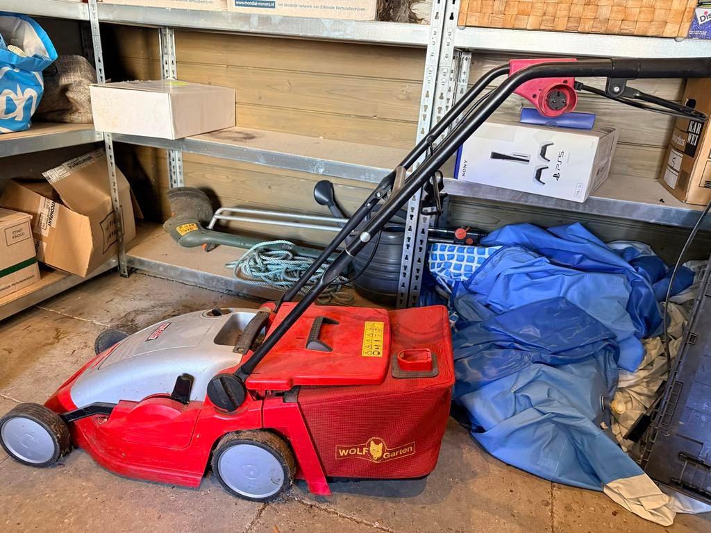 Elektrische grasmaaier Wolf-Garten, Ophalen, Cirkelmaaier, Gebruikt, Elektrische grasmaaier