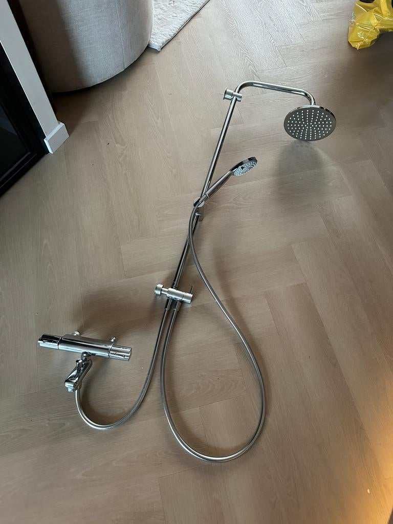 Grohe regendouche met thermostaatkraan, Doe-het-zelf en Verbouw, Sanitair, Ophalen, Zo goed als nieuw, Douche