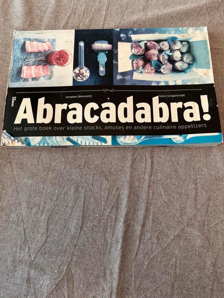 Abracadabra! Het grote boek over kleine snacks, Boeken, Kookboeken, Gelezen, Voorgerechten en Soepen, Overige gebieden, Ophalen of Verzenden