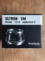 Voigtlander Ultron VM 35mm f2.0 II, Ophalen of Verzenden, Zo goed als nieuw, Groothoeklens