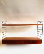 String pine dubbel wandrek , design Nisse Strinning, Huis en Inrichting, Woonaccessoires | Wandplanken en Boekenplanken, Gebruikt