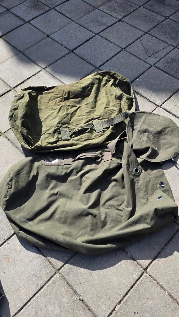 Diverse maten plunjezakken - Militair groen, 30 cm of meer, Gebruikt, Groen, 35 tot 55 cm