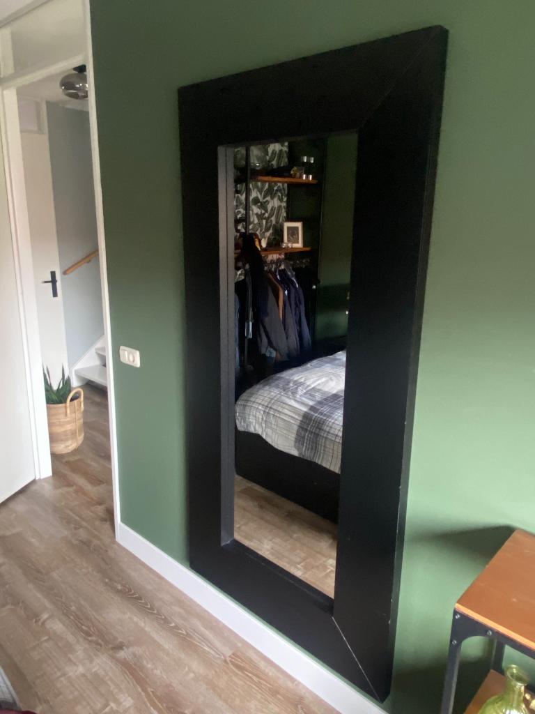 2x IKEA spiegel Mongstad, Huis en Inrichting, Woonaccessoires | Spiegels, Ophalen, Zo goed als nieuw, 75 tot 100 cm, 150 tot 200 cm