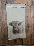 shabby wanddoek ``WOONWINKEL RUSTIEK``, Overige typen, Nieuw, Ophalen of Verzenden, 75 cm of meer