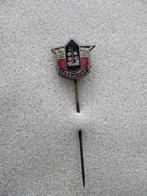 Emaille Plymouth auto speld., Verzamelen, Speldjes, Pins en Buttons, Ophalen of Verzenden, Gebruikt, Transport