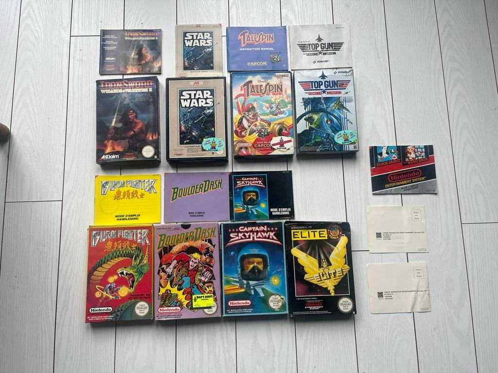 Nintendo NES Console met Games - Complete Set!, Gebruikt, Overige genres, 2 spelers, Ophalen of Verzenden