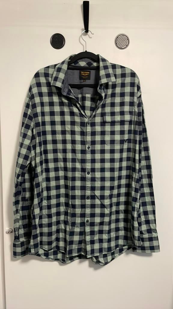 Pme overhemd XXXL, Kleding | Heren, Overhemden, Ophalen of Verzenden, Zo goed als nieuw, Blauw, Overige halswijdtes