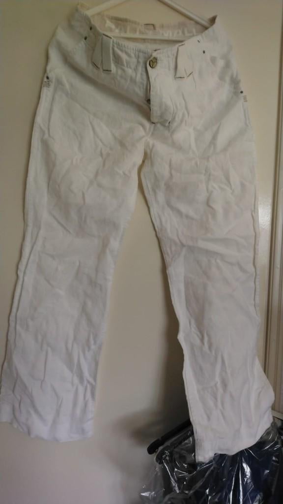 als nieuw PME PALL MALL AIR cargo 100% Linnen WIT W34 L34, Kleding | Heren, Wit, Pall Mall PME Legend, Zo goed als nieuw, Verzenden