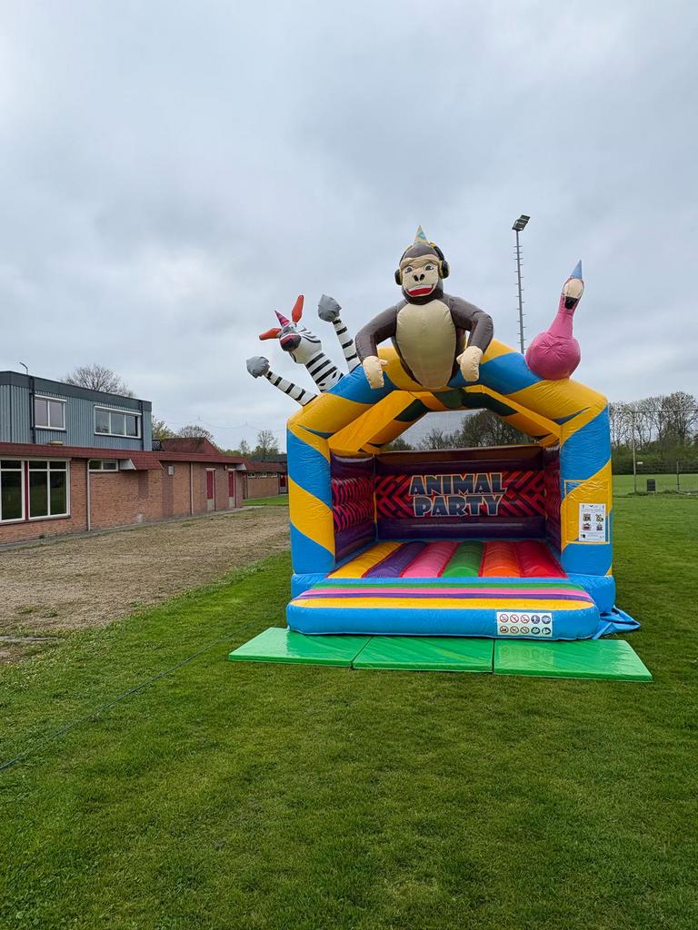 Springkussen Animal party te huur, Ophalen