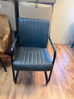 Stoel Rico – Eco-leer Antraciet – NU €149! Laatste 8 stuks!, Leer, Nieuw, Ophalen of Verzenden, Grijs