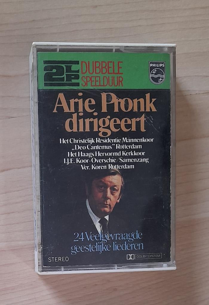CASSETTEBANDJE ARIE PRONK DIRIGEERT Dubbele speelduur, Cd's en Dvd's, Ophalen of Verzenden, Gebruikt, Overige genres, 1 bandje