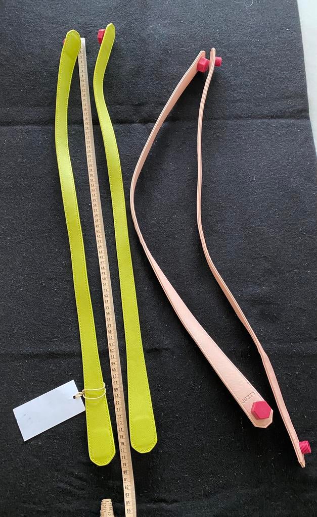 Felgroene of roze Justo handvatten, ook geschikt voor O-Bag, Ophalen of Verzenden, Nieuw