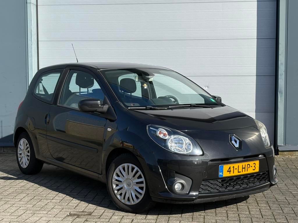 Renault Twingo 1.2 16V 2010 Zwart, Auto's, Renault, 839 kg, Zwart, 4 cilinders, 4 stoelen