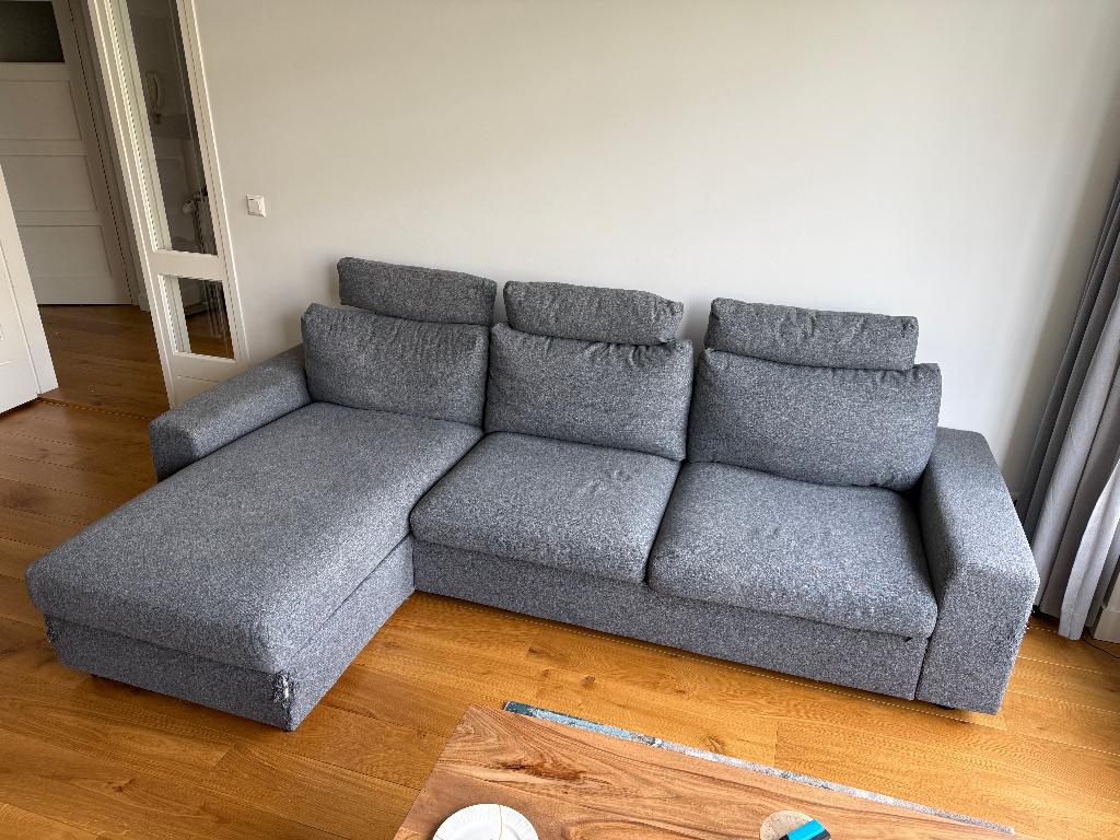 Ikea VIMLE 3-seat sofa with chaise longue, Huis en Inrichting, Ophalen, Gebruikt, Minder dan 75 cm, Hoekbank